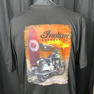 XXL Daytona Beach Florida Indian Motorcycle T-shirt